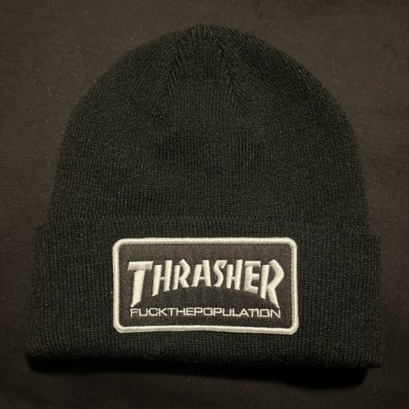 FTP + THRASHER logo beanie hat - Picture 3 of 6